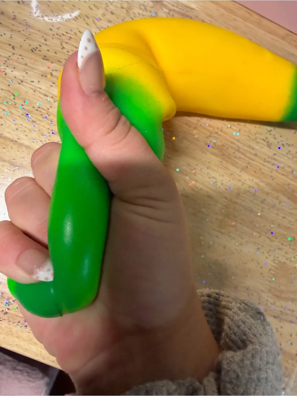 Yellow & Green Banana Squishie 🍌